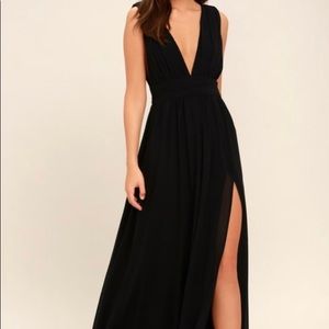 Lulu’s Heavenly Hues Black Maxi